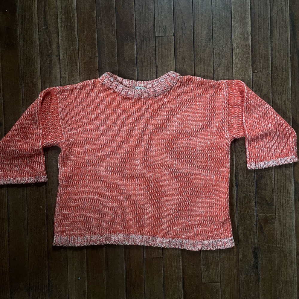 Babaa Women's Red Crew Neck Sweater